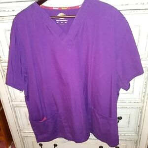 Dickies 2XL scrub top purple